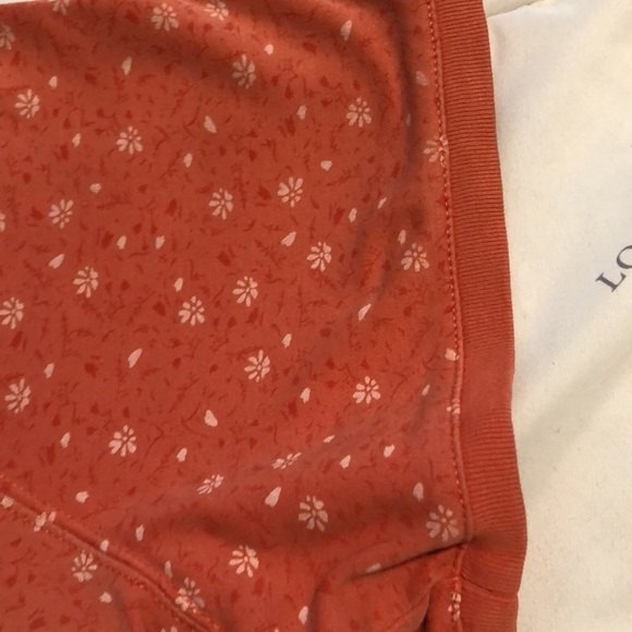 Duluth trading co. Orange floral shirt size large - Picture 3 of 7